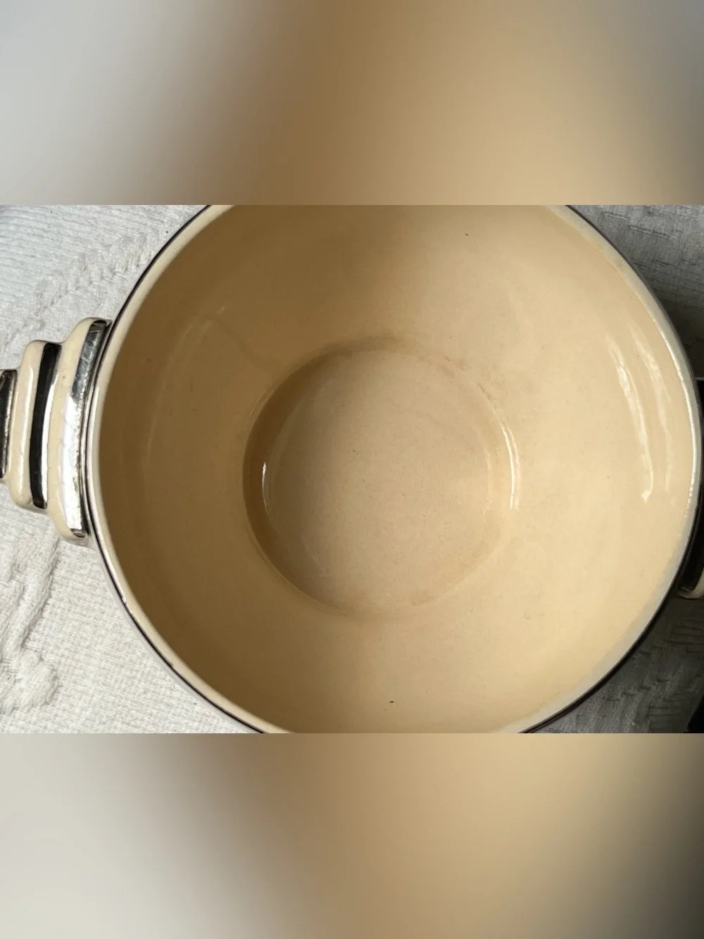 Vintage Leigh Potters, USA, Art Deco Covered Sugar Bowl